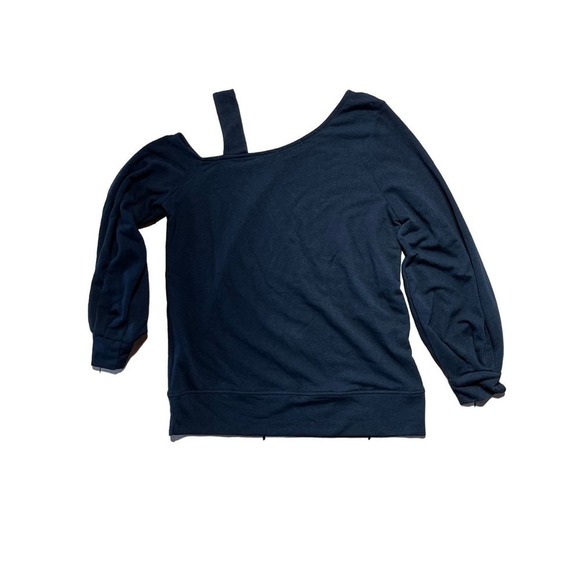 Women's Cherish Black one shoulder blouse. Size Small. - Picture 3 of 5